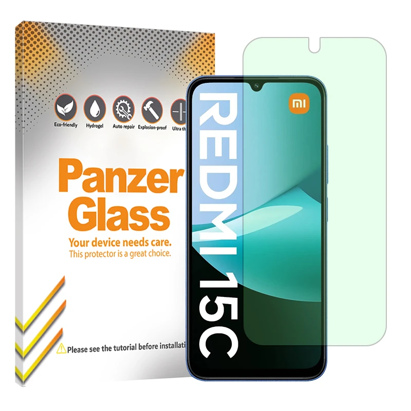 محافظ صفحه نمایش حفاظت از نور سبز پنزر گلس مدل Eye Care مناسب برای گوشی موبایل شیائومی Redmi 15C