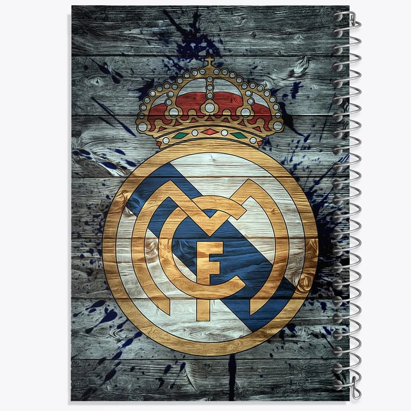 دفتر نقاشی 50 برگ خندالو مدل باشگاه رئال مادرید کد 26377