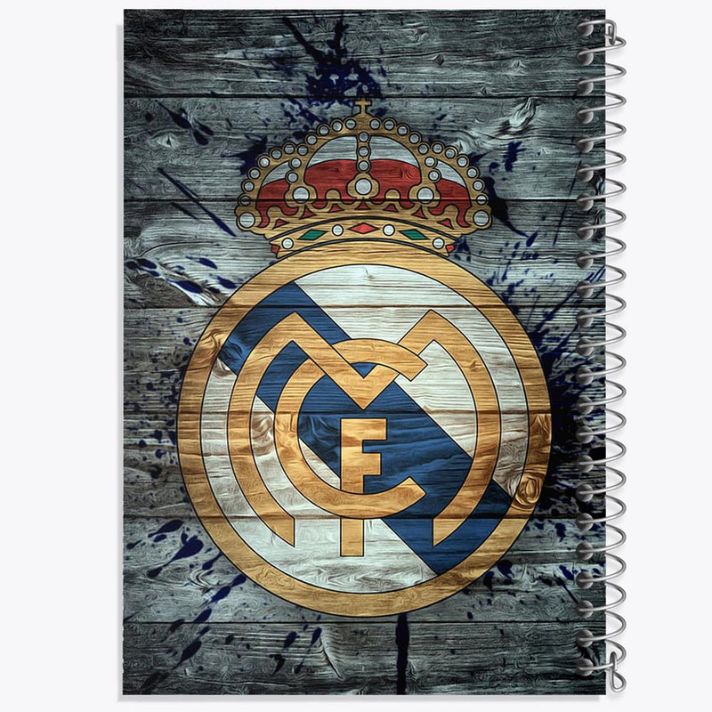 دفتر مشق 100 برگ خندالو طرح باشگاه رئال مادرید کد 26377