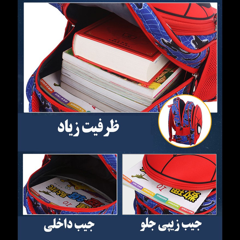 کوله پشتی مدل مرد عنکبوتی کوله پشتی مدل مرد عنکبوتی