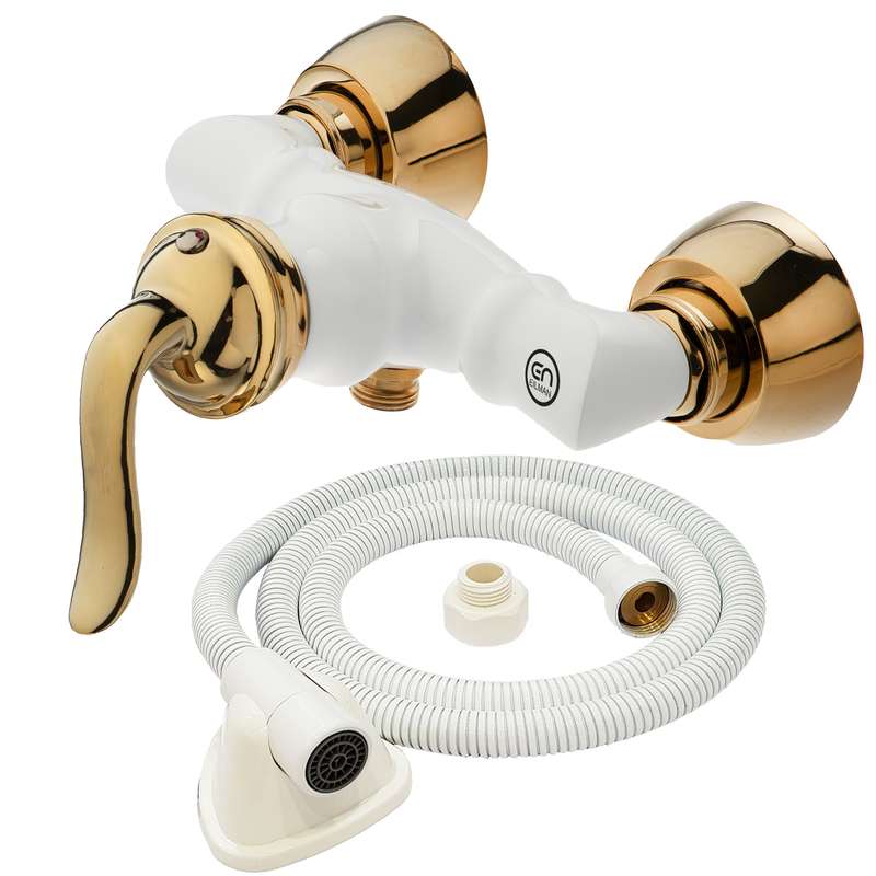 شیر سرویس بهداشتی ایلمان مدل بامبو W-H310 به همراه شلنگ توالت