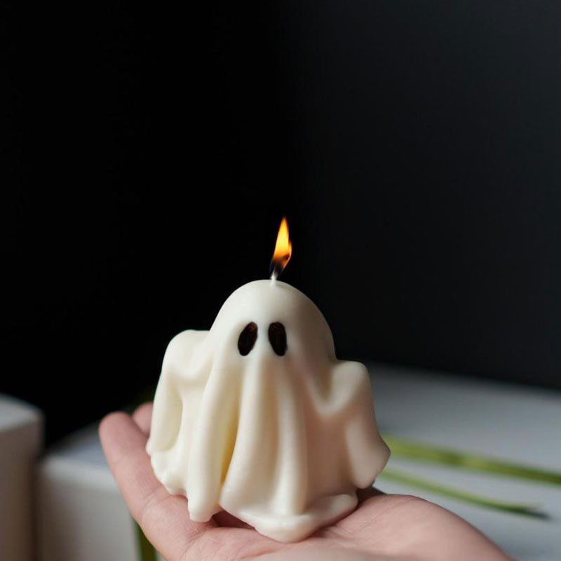 شمع دست ساز بدون بو مدل روح زمان اتمام 4 ساعت