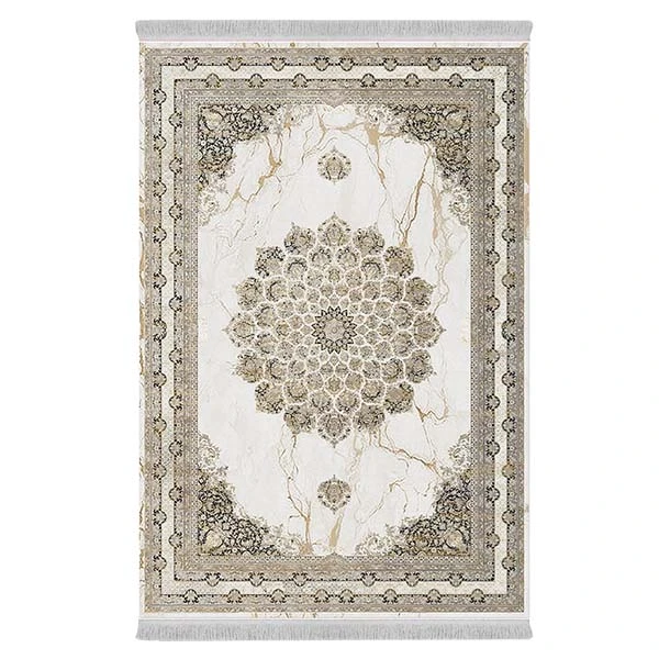 فرش پارچه‌ای دفه مدل فرشینه طرح مدرن کد 237