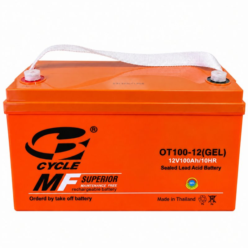  باتری یو پی اس با ولتاژ 12 ولت و شدت جریان 100 آمپر سایکل مدل MO12-100.0 12V100Ah
