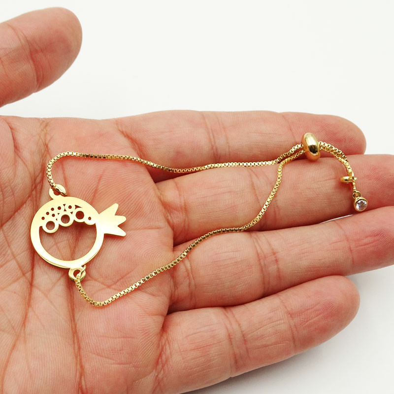 دستبند دخترانه طرح انار کد DF02