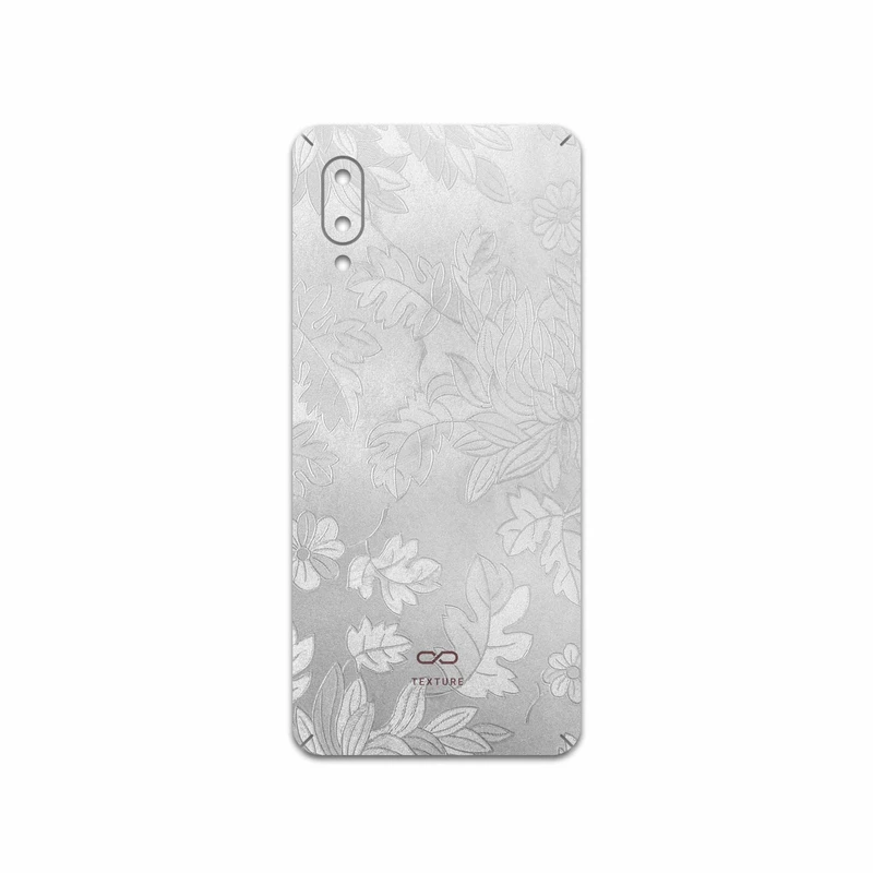 برچسب پوششی ماهوت مدل Silver-Wildflower مناسب برای گوشی موبایل سامسونگ Galaxy A02