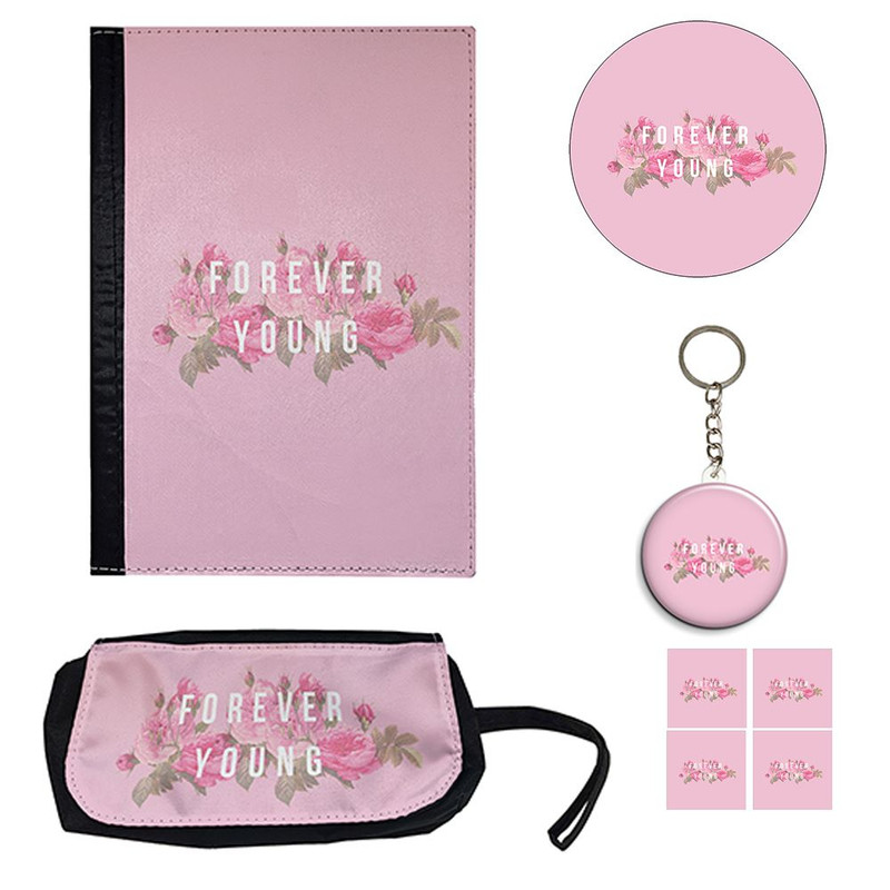 ست لوازم التحریر مدل forever young کد فانتزی1 بسته 8 عددي