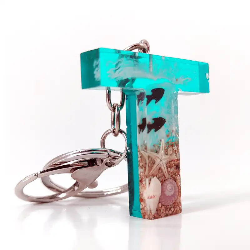 جاکلیدی رزینی طرح دریا حرف T