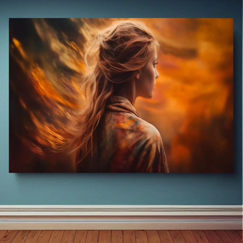 پوستر طرح مدرن دختر کد FP1010