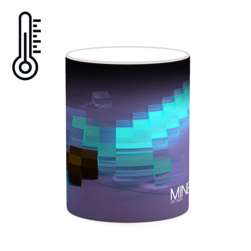 ماگ حرارتی کاکتی طرح ماینکرافت minecraft مدل mgh41504