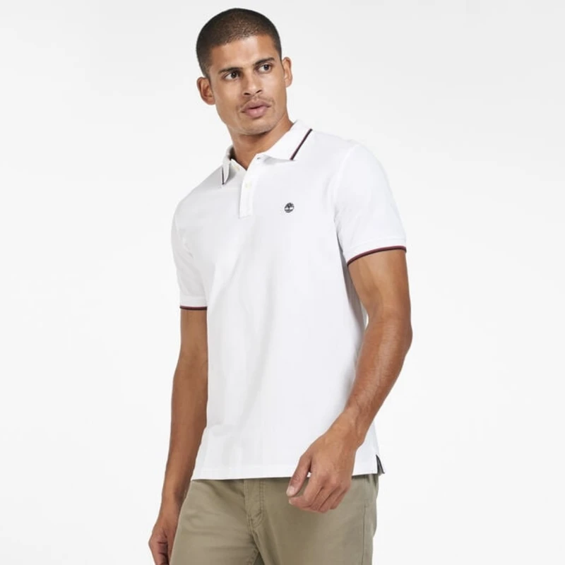 پولوشرت آستین کوتاه مردانه تیمبرلند مدل Millers River Pique 