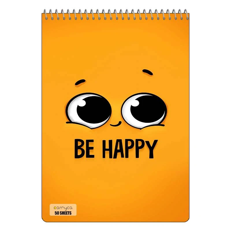 دفتر نقاشی 50 برگ سیمی کارنیکا طرح ایموجی Emoji کد 78929