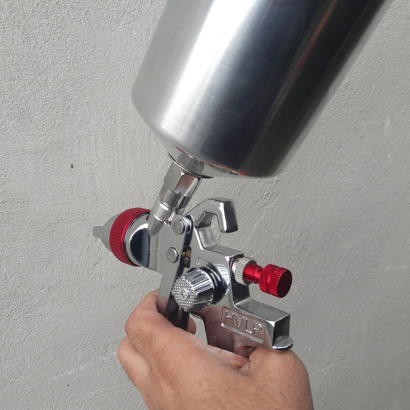 پیستوله رنگ سالکامیکس مدل H827--1/8  مخزن فلزی