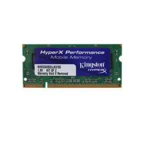 رم لپتاپ DDR2 تک کاناله 667 مگاهرتز CL5 کینگستون مدل HYPERX-KHX5300S2LLK2 ظرفیت 2 گیگابایت