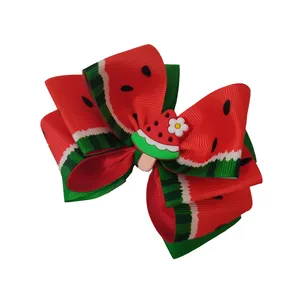 گیره مو دخترانه مدل هندوانه یلدایی کد T05