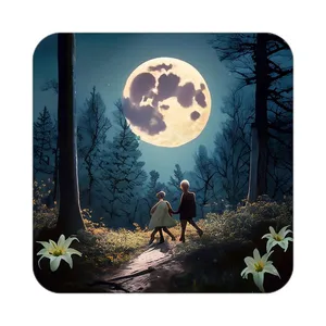 زیر لیوانی کاکتی مدل عاشقانه کد mp12581