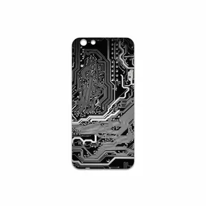MAHOOT Black Printed Circuit Board Cover Sticker for Apple iPhone 6