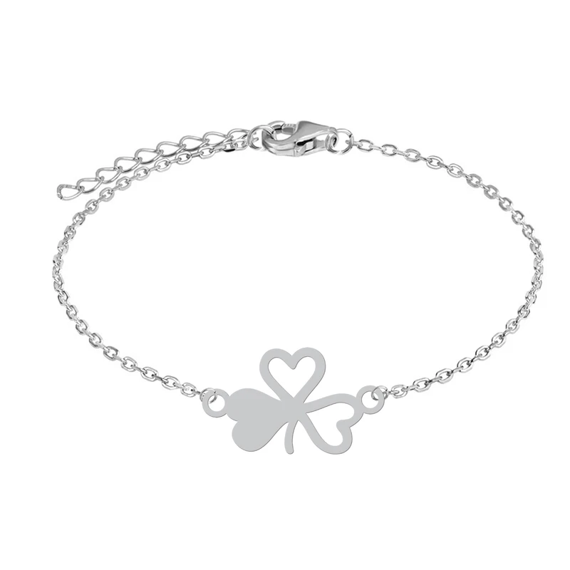 دستبند زنجیری زنانه هایکا مدل قلب کد z.dh106