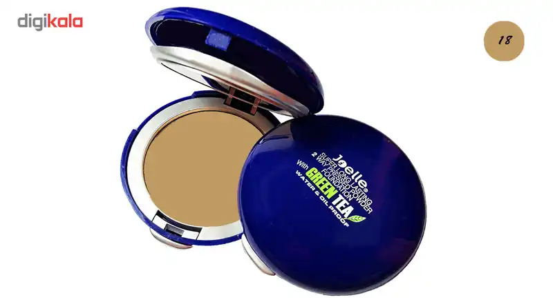 پنکیک فشرده جویل گیاهی مدل 2WAY SUPER LONG LASTING شماره 18