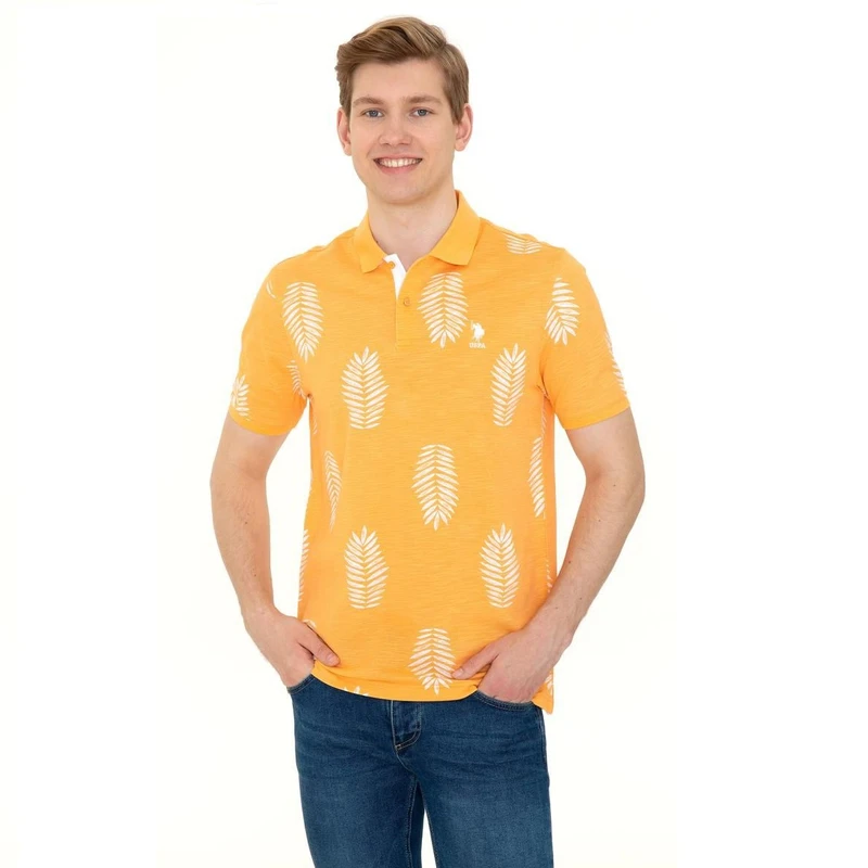 پولوشرت آستین کوتاه یقه برگردان مردانه یو اس پولو مدل G081SZ011.000.1358660.VR202