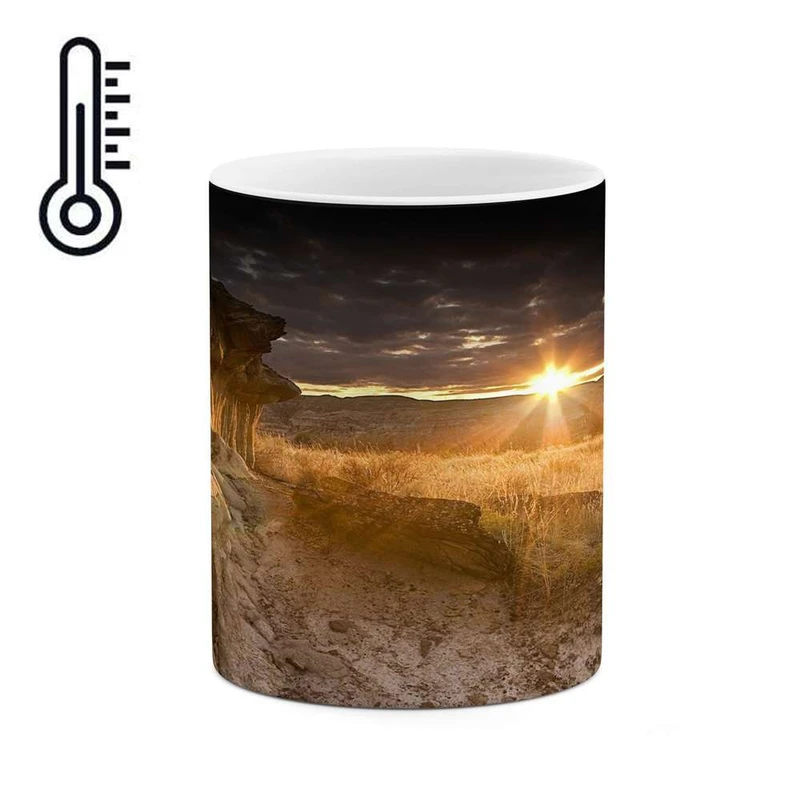 ماگ حرارتی کاکتی مدل منظره کد mgh17736