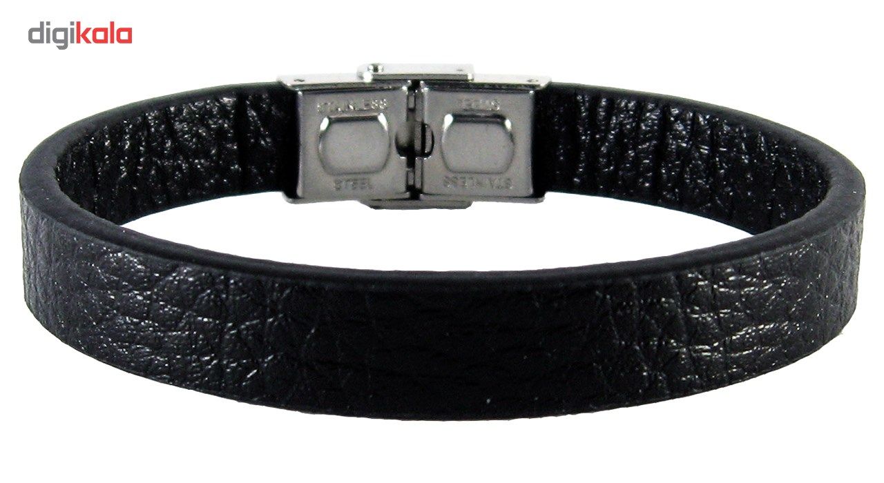 دستبند چرم طبیعی حامد گالری مدل bl4004-4011 -  - 3