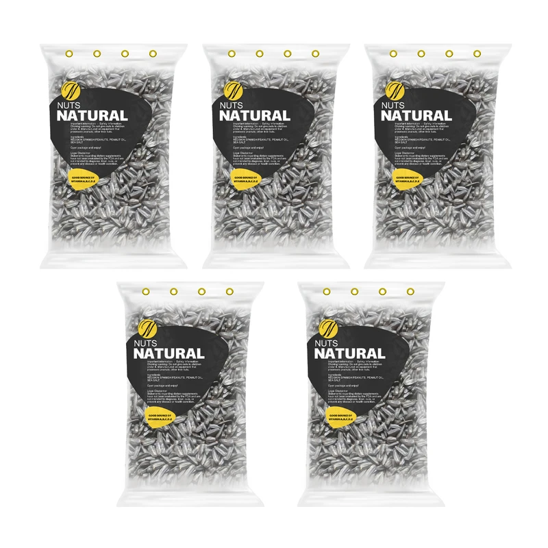 تخمه آفتابگردان خام نچرال - 100 گرم بسته 5 عددی 