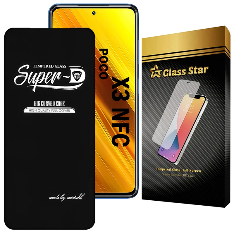 محافظ صفحه نمایش گلس استار مدل SUPERDNS مناسب برای گوشی موبایل شیائومی Poco X3 NFC