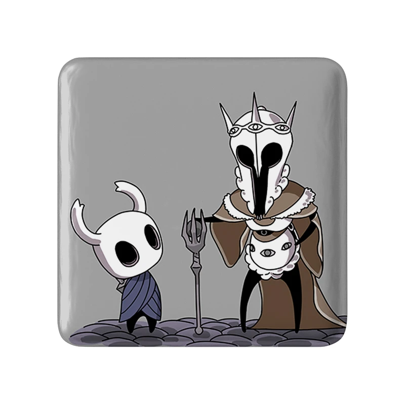 مگنت خندالو طرح بازی هالو نایت (Hollow Knight) مدل مربعی کد 32971