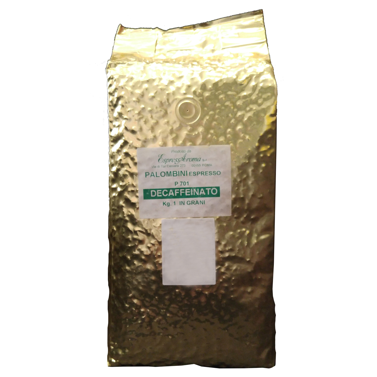 دانه قهوه پالومبینی مدل DECAFFEINATO مقدار 1000 گرمی 