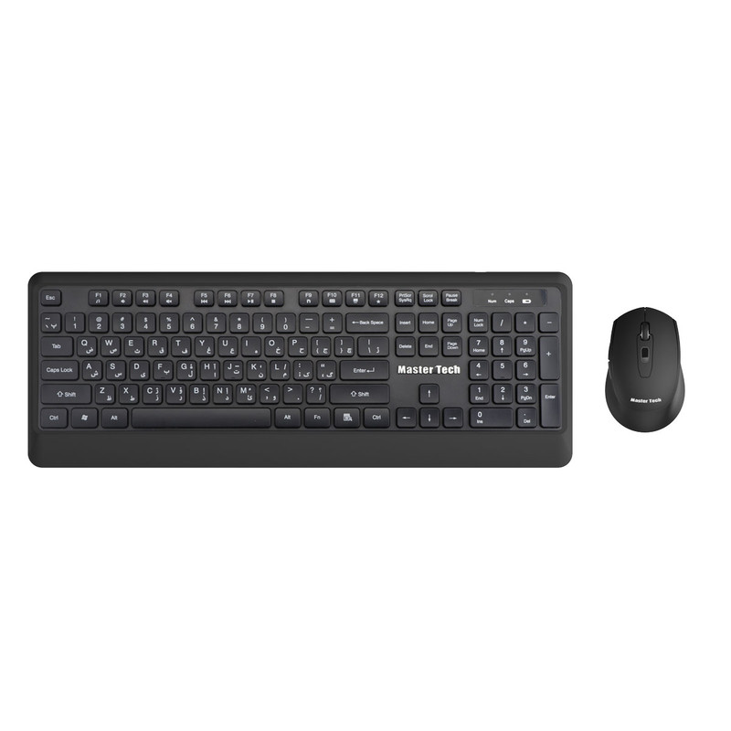 کیبورد و ماوس وایرلس مسترتک مدل APEX 8700
