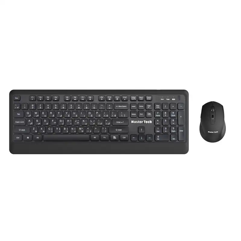 کیبورد و ماوس وایرلس مسترتک مدل APEX 8700