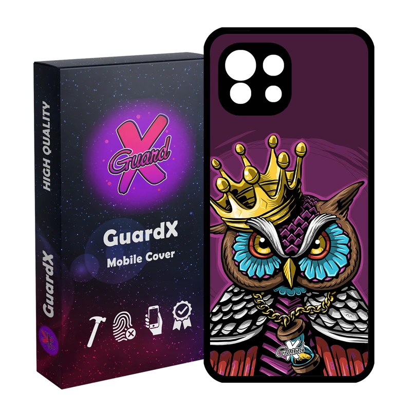 کاور گارد ایکس طرح Owl مدل Glass10081 مناسب برای گوشی موبایل شیائومی Mi 11 Lite