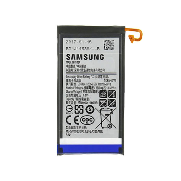 باتری موبایل مدل EB-BA320ABEE ظرفیت 2350 میلی آمپر ساعت مناسب برای گوشی موبایل سامسونگ Galaxy A3 2017/A320