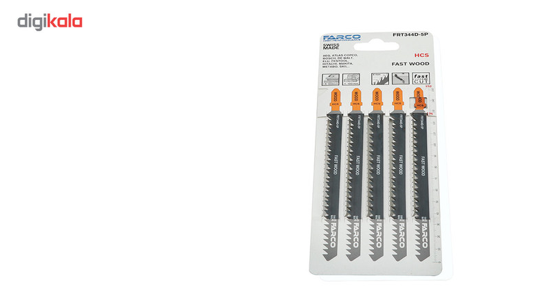 تیغه اره عمودبر فارکو مدل FRT344D-5P بسته 5 عددی چوب بلند