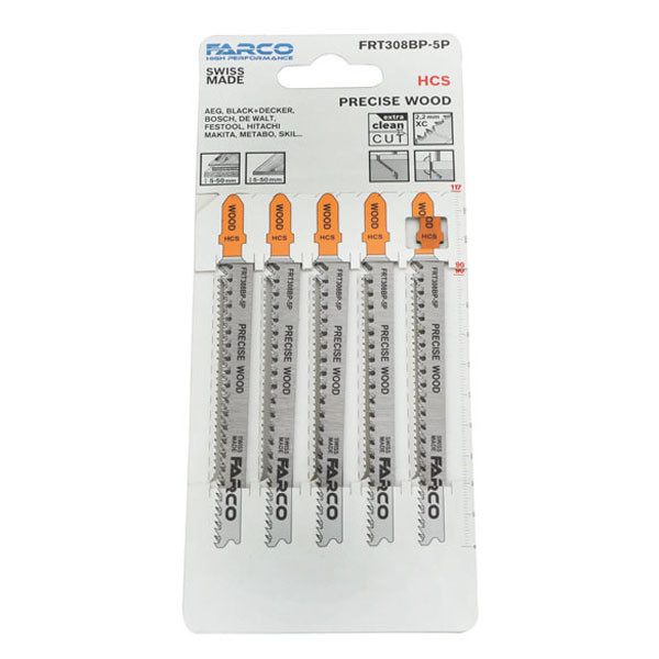 تیغه اره عمودبر فارکو مدل FRT308BP-5P بسته 5 عددی چوبMDF