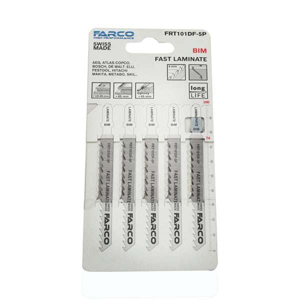 تیغ اره عمودبر فارکو مدل MDF-FRT101DF-5P بسته 5 عددی لمینت(MDF روکش دار)