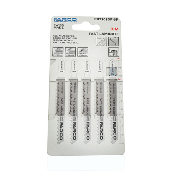 تیغ اره عمودبر فارکو مدل MDF-FRT101DF-5P بسته 5 عددی لمینت(MDF روکش دار)