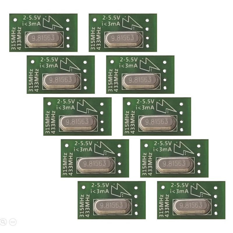 ماژول گیرنده رادیویی مدل ASK 315 MHz بسته 10 عددی