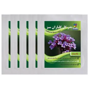  بذر گل شاه پسند گلباران سبز بسته 5 عددی