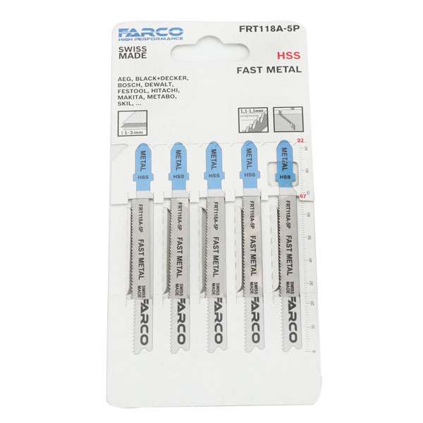 تیغه اره عمودبر فارکو مدل FRT118A-5P بسته 5 عددی