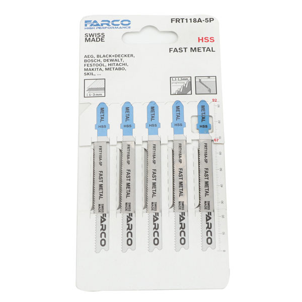 تیغه اره عمودبر فارکو مدل FRT118A-5P بسته 5 عددی