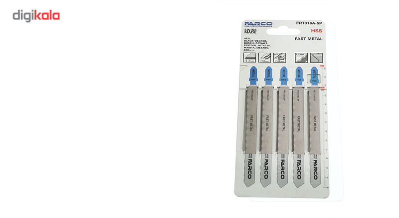 تیغه اره عمودبر فارکو مدل FRT318A-5P آهن بر بلند بسته 5 عددی