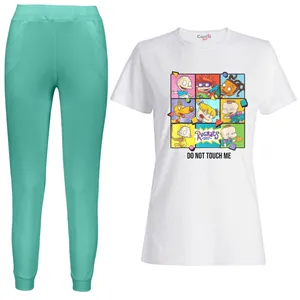 ست تی شرت و شلوار دخترانه مدل 113