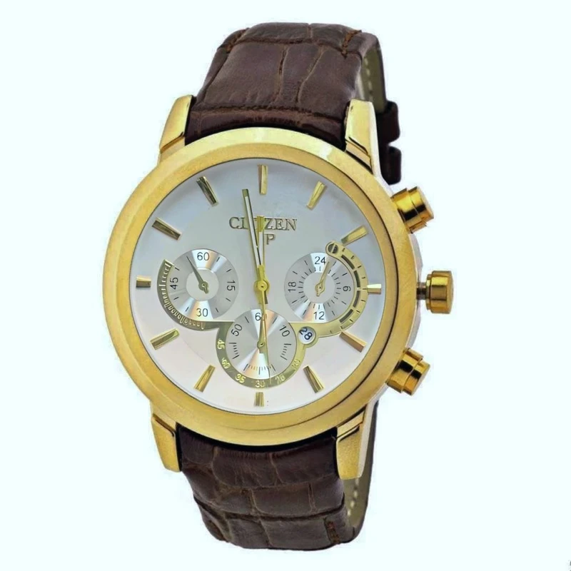 ساعت مچی عقربه‌ای مردانه کوارتز مدل تک موتور بند فیکس کد 04