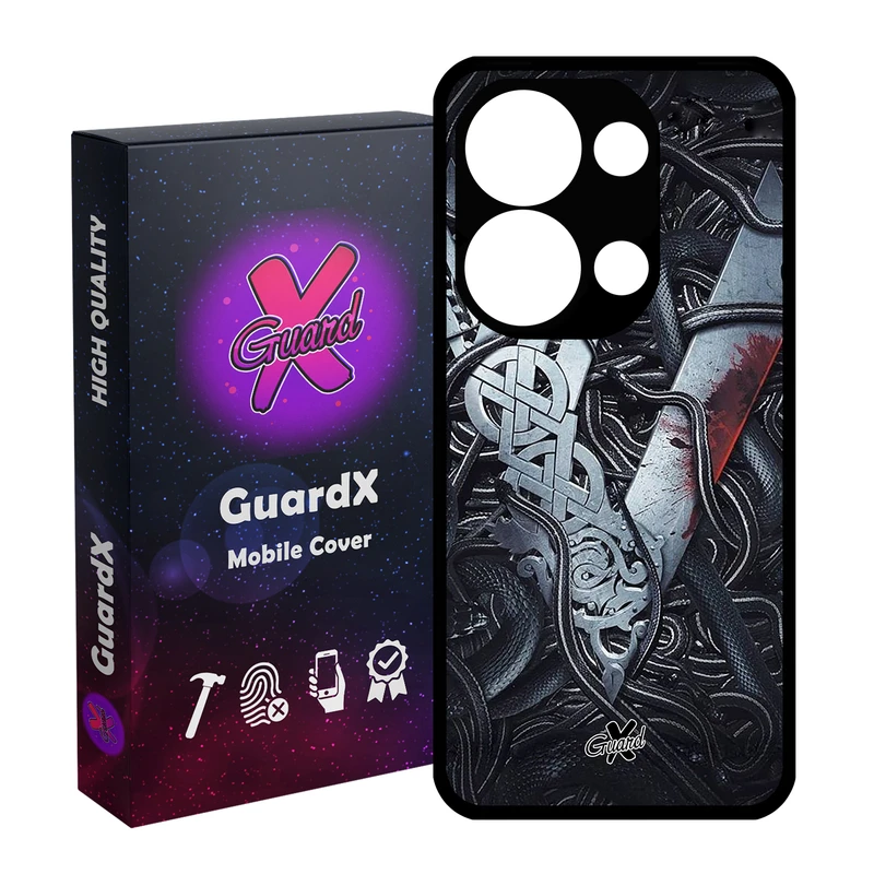 کاور گارد ایکس طرح Vikings مناسب برای گوشی موبایل شیائومی Redmi Note 13 Pro 4G / Poco M6 Pro 4G