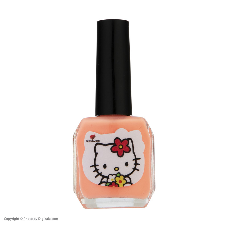 لاک ناخن کریستال دایموند مدل HELLO KITTY بسته 4 عددی