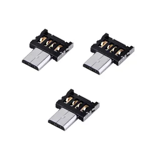 مبدل USB به MICROUSB مدل KHATOON بسته سه عددی