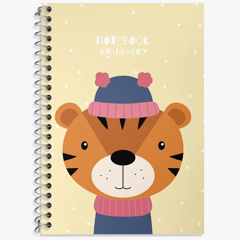 دفتر لغت 50 برگ خندالو طرح ببر بامزه کد N1550