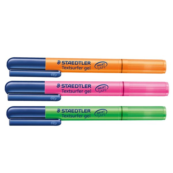 ماژیک علامت گذاری استدلر مدل Textsurfer gel بسته سه عددی